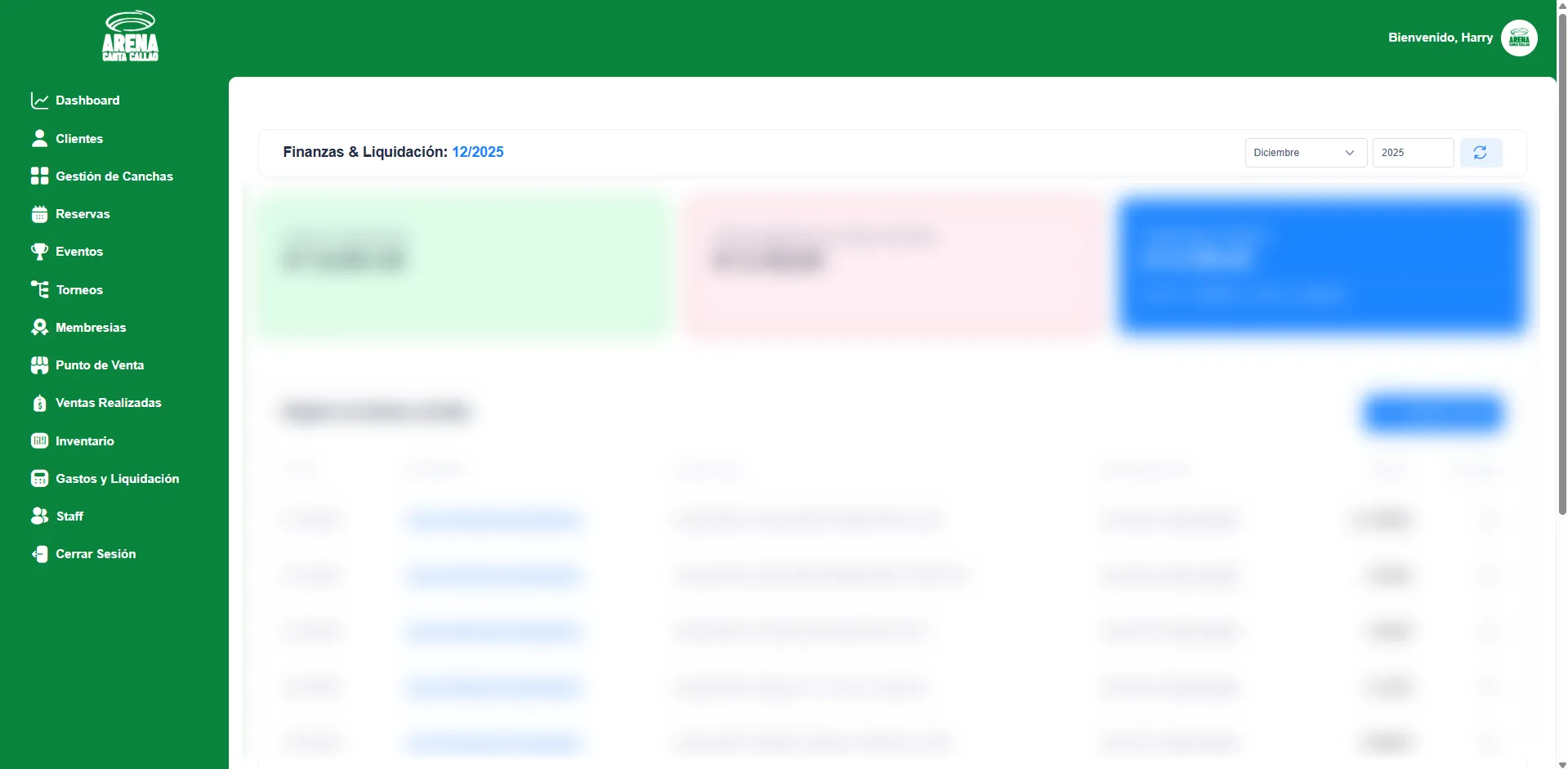 Liquidación Mensual